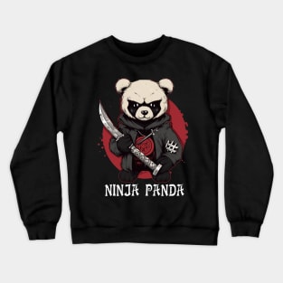 Ninja Panda Crewneck Sweatshirt